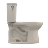 TOTO CST786CEFG#03 Drake Transitional Two-Piece Elongated 1.28 GPF Tornado Flush Toilet, Bone Finish