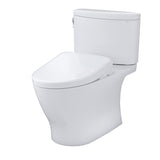 TOTO MW4424726CUFGA#01 WASHLET+ Nexus 1G Two-Piece Toilet with Auto Flush S7 Bidet Seat, Cotton White