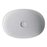 TOTO LT474MT#CMW Kiwami Oval 24" Vessel Bathroom Sink with CEFIONTECT, Clean Matte