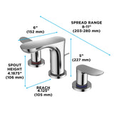 TOTO TLG01201U#CP GO Series Two Handle Widespread Bathroom Sink Faucet with Drain Assembly, Polished Chrome