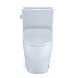 TOTO MS624234CEFG#01 Legato One-Piece Elongated 1.28 GPF Toilet with CeFiONtect and SoftClose Seat, WASHLET+ Ready, Cotton White