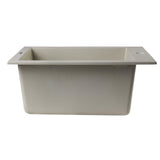 ALFI AB1720DI-B Biscuit 17" Drop-In Rectangular Granite Composite Prep Sink