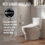 TOTO SW3036R#01 Washlet K300 Bidet Toilet Seat with Water Heating, Premist and Wand Cleaning