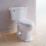 TOTO CST784EF#01 Eco Clayton Two-Piece Elongated 1.28 GPF Toilet, Cotton White