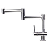 ALFI AB2038-PSS Solid Polished Stainless Steel Retractable Single Hole Faucet