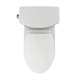 TOTO MS474124CUFG#11 Vespin II 1G Two-Piece Toilet with SS124 SoftClose Seat, Washlet+ Ready, Colonia White