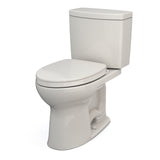 TOTO MS454124CUFG#11 Drake II 1G Two-Piece Toilet with SS124 SoftClose Seat, Washlet+ Ready, Colonia White