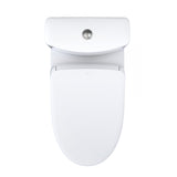 TOTO MW6464726CEMFGN#01 WASHLET+ Aquia IV One-Piece Dual Flush Toilet with S7 Electric Bidet Seat, Cotton White