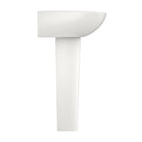 TOTO LPT241.8G#11 Supreme Oval Pedestal Bathroom Sink for 8" Center Faucets, Colonial White