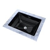 TOTO LT533#51 Promenade Rectangular Undermount Bathroom Sink, Ebony