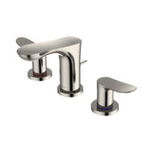 TOTO TLG01201U#PN GO Series Two Handle Widespread Bathroom Sink Faucet with Drain Assembly, Polished Nickel