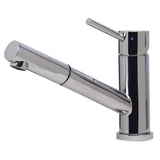 ALFI AB2025-PSS Solid Polished Stainless Steel Pull Out Single Hole Faucet