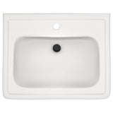 TOTO LPT532N#11 Promenade 24" x 19-1/4" Pedestal Bathroom Sink for Single Hole Faucets, Colonial White