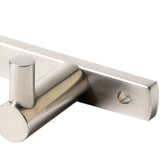 ALFI Brand AB9528-BN Brushed Nickel Wall Mounted 4 Prong Robe/Towel Hook