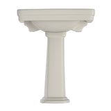 TOTO LPT530.4N#12 Promenade 27-1/2" x 22-1/4" Pedestal Bathroom Sink for 4" Center Faucets, Sedona Beige