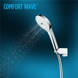 TOTO TBW02010U4#CP G Series 1.75 GPM Single Spray 4" Square Handshower with Comfort Wave Polished Chrome