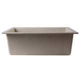 ALFI AB2420DI-B Biscuit 24" Drop-In Single Bowl Granite Composite Kitchen Sink