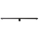 ALFI Brand ABLD36B-BM 36" Black Matte Stainless Steel Linear Shower Drain with Solid Cover