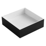 ALFI Brand ABRS14SBM Black Matte 14" Square Solid Surface Resin Sink