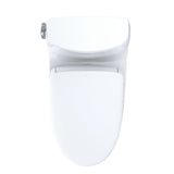 TOTO MW6144726CEFG#01 WASHLET+ Carlyle II One-Piece Toilet and WASHLET+ S7 Bidet Seat, Cotton White