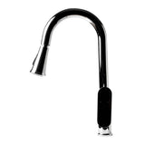 ALFI Brand ABKF3480-PC Polished Chrome Gooseneck Pull Down Kitchen Faucet