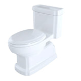 TOTO MS974224CEFG#01 Eco Guinevere Elongated Universal Height Skirted Toilet with SoftClose Seat, Cotton White