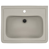 TOTO LPT532N#03 Promenade 24" x 19-1/4" Pedestal Bathroom Sink for Single Hole Faucets, Bone Finish