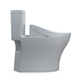 TOTO MW6463084CEMFGN#01 Aquia IV One-Piece Elongated Dual Flush Toilet and WASHLET C5 Bidet Seat