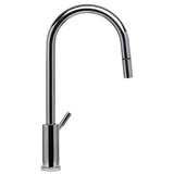 ALFI AB2028-PSS Solid Polished Stainless Steel Single Hole Pull Down Faucet