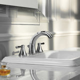 TOTO TL210DD12#CP Silas Two Handle Widespread 1.2 GPM Bathroom Sink Faucet, Polished Chrome