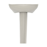 TOTO LPT242G#12 Prominence Oval Pedestal Bathroom Sink for Single Hole Faucets, Sedona Beige