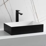 ALFI Brand ABRS2014BM Black Matte 20" x 14" Solid Surface Resin Sink