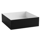 ALFI Brand ABRS14SBM Black Matte 14" Square Solid Surface Resin Sink