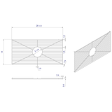 ALFI ABGR3318 Stainless Steel Kitchen Sink Grid for AB3318SB