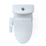 TOTO MW6463074CEMFGN#01 Aquia IV One-Piece Elongated Dual Flush Toilet and WASHLET C2 Bidet Seat