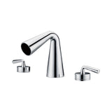 ALFI Brand AB1790-PC Polished Chrome Widespread Cone Waterfall Bathroom Faucet