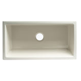 ALFI Brand AB3318HS-B Biscuit 33" x 18" Reversible Fireclay Farm Sink