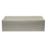 ALFI AB3618HS-B 36 inch Biscuit Smooth / Fluted Single Bowl Fireclay Farm Sink