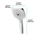 TOTO TBW02015U4#BN G Series 1.75 GPM Multifunction 4" Square Handshower in Brushed Nickel