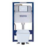 TOTO WT172M Duofit In-Wall Toilet Tank with Dual-Max Dual-Flush 1.28 and 0.9 GPF System with Copper Supply