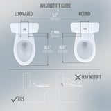 TOTO SW4736AT40#01 S7A WASHLET+ Bidet Toilet Seat with Bowl and Wand Cleaning, Auto Open and Close