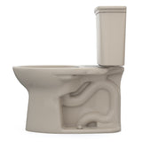 TOTO CST786CEFG#03 Drake Transitional Two-Piece Elongated 1.28 GPF Tornado Flush Toilet, Bone Finish