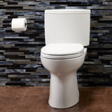 TOTO CST453CEFG#03 Drake II Two-Piece Round 1.28 GPF Toilet with CEFIONTECT, Bone Finish