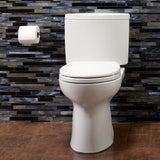 TOTO CST453CEFG#01 Drake II Two-Piece Round 1.28 GPF Toilet in Cotton White