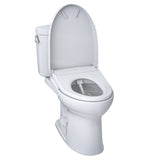 TOTO MW4544736CEFGA#01 WASHLET+ Drake II Two-Piece Toilet with Auto Flush WASHLET+ S7A Bidet Seat