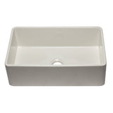 ALFI AB3320SB-B 33 inch Biscuit Reversible Single Fireclay Farmhouse Sink