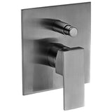 ALFI AB5601-BN Brushed Nickel Shower Mixer with Square Lever Handle and Diverter