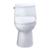 TOTO MW6144736CUFG#01 WASHLET+ Carlyle II 1G One-Piece Toilet and WASHLET+ S7A Bidet Seat, Cotton White