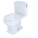 TOTO MS494124CEMFRG#01 Connelly Washlet+ Two-Piece Dual Flush Toilet and Right Hand Lever, Cotton White