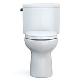 TOTO MS454124CEFG#01 Drake II Two-Piece Elongated 1.28 GPF Toilet with SS124 SoftClose Seat, Washlet+ Ready